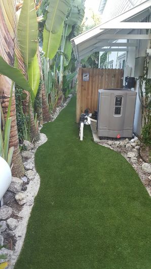Before & After Synthetic Turf Installed in Tampa, FL (2)