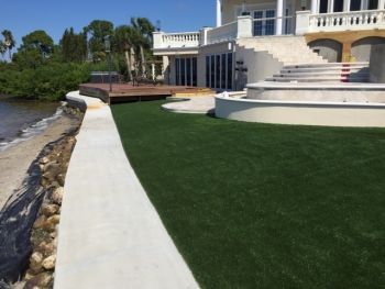 Lawn installation in Clair Mel City, FL by Sunshine Sod and Landscaping LLC.